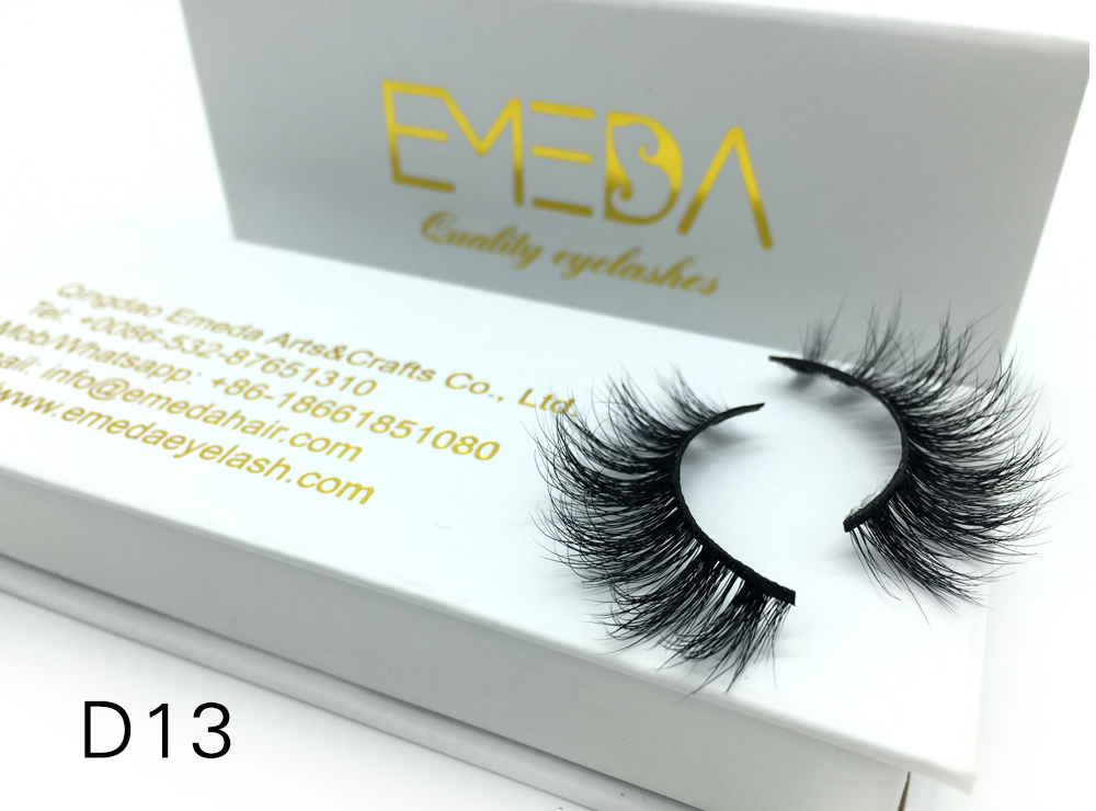 High quality 3d mink eyelashes with custom boxYP